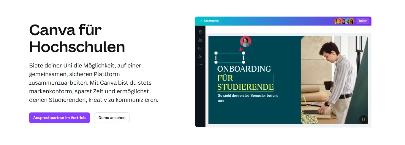 Canva Pro kostenlos über Canva for Campus