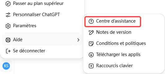 pour résoudre le problème chatgpt ne fonctionne plus, contactez le service client officiel