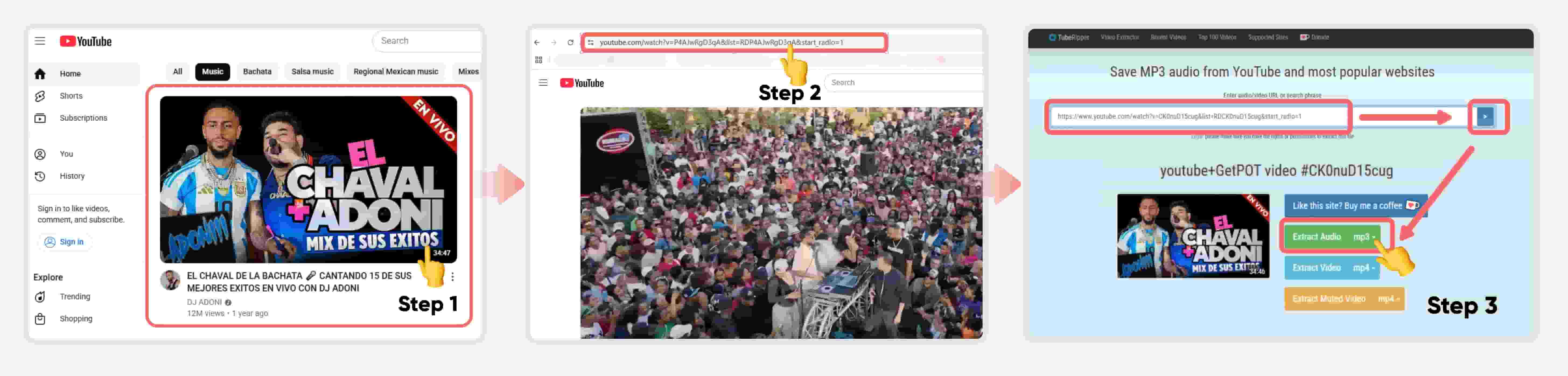 how to rip audio from youtube