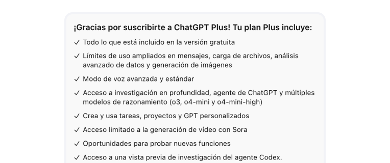 suscripción a chatgpt