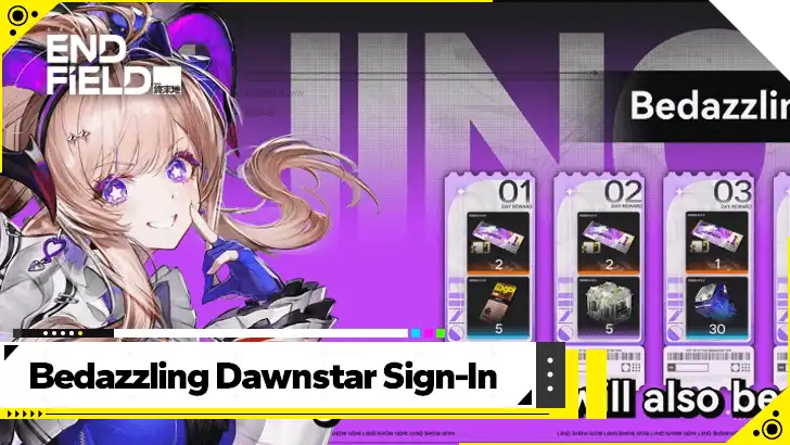 Bedazzling Dawnstar Sign-In event