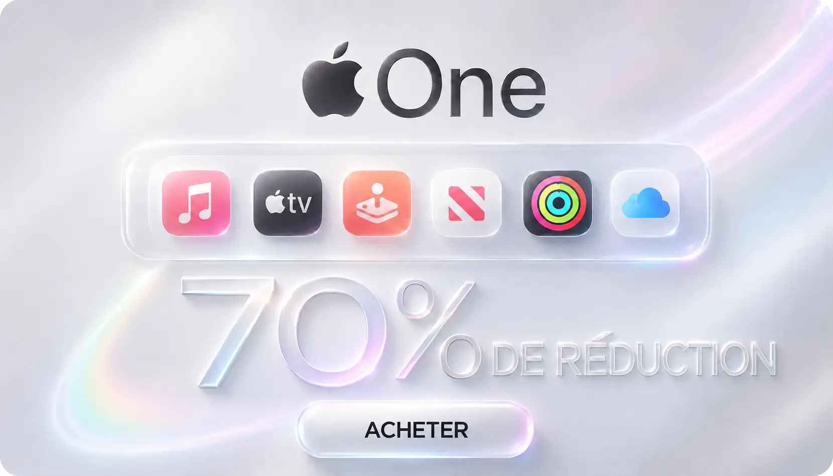 Offre de compte Apple One avec Apple Music sur GamsGo