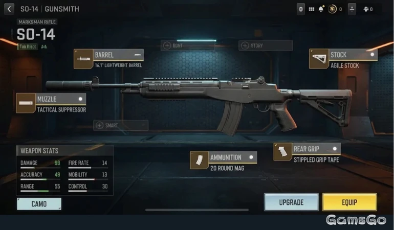 Best SO 14 Loadout in COD Mobile