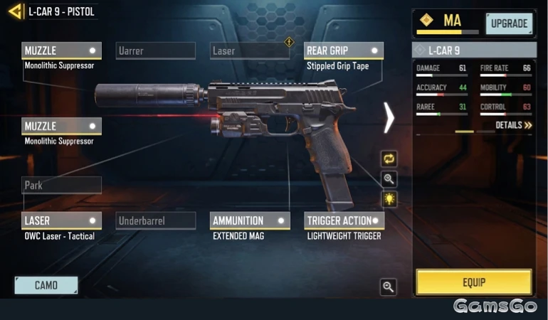 Best L-CAR 9 Loadout in COD Mobile