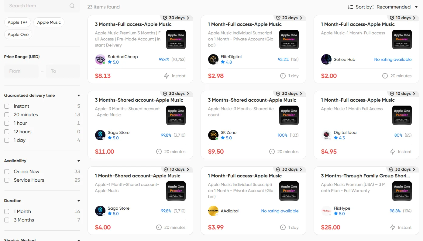 apple music free trial