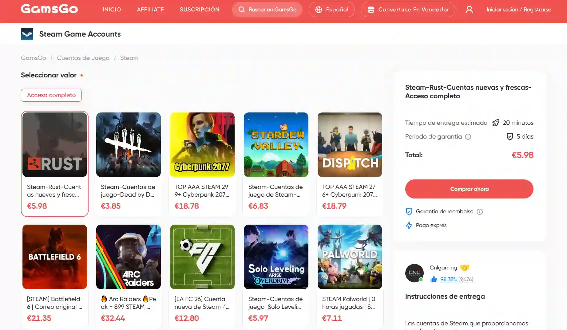 rebajas steam