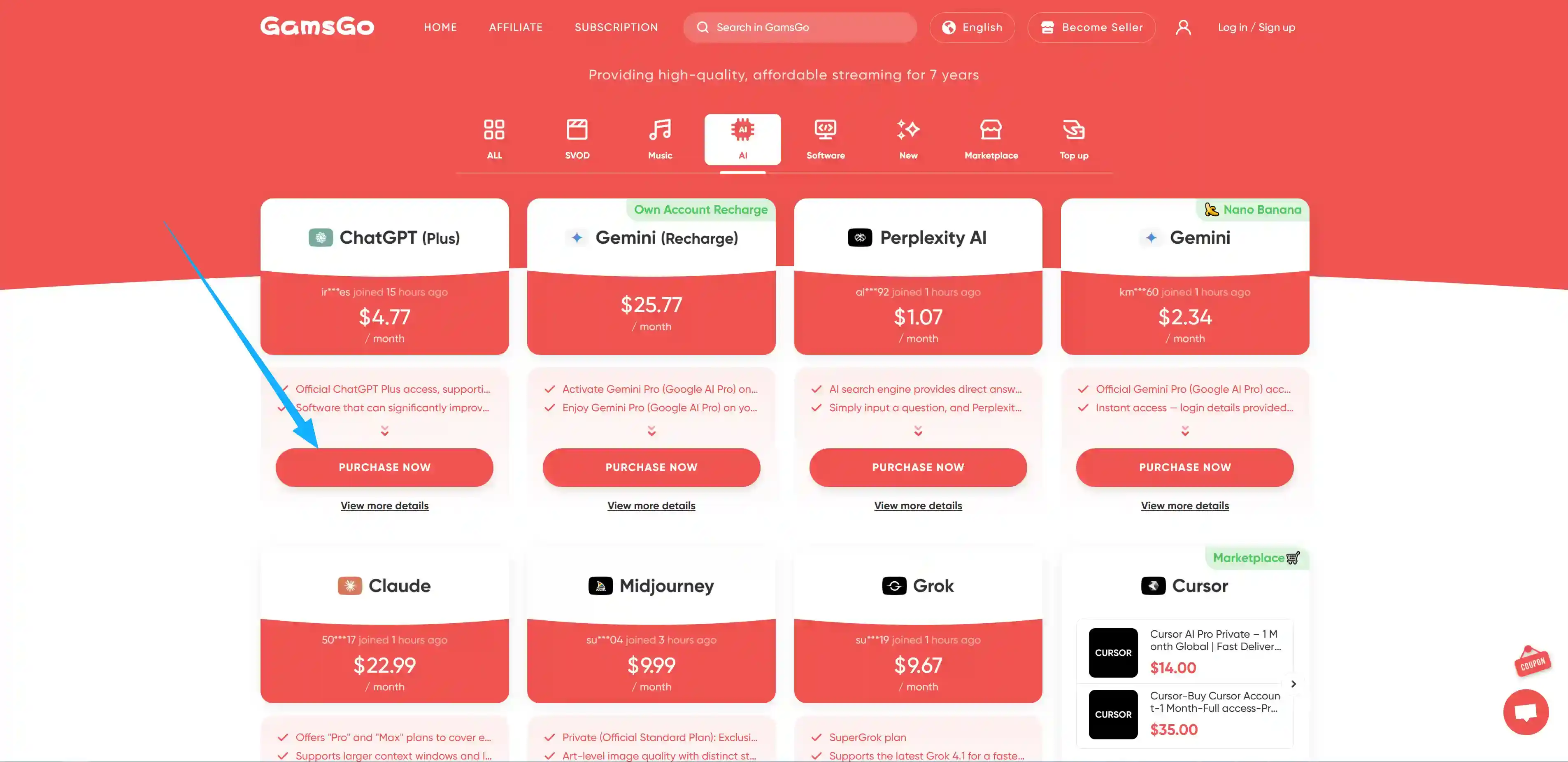 Use ChatGPT by cheap
