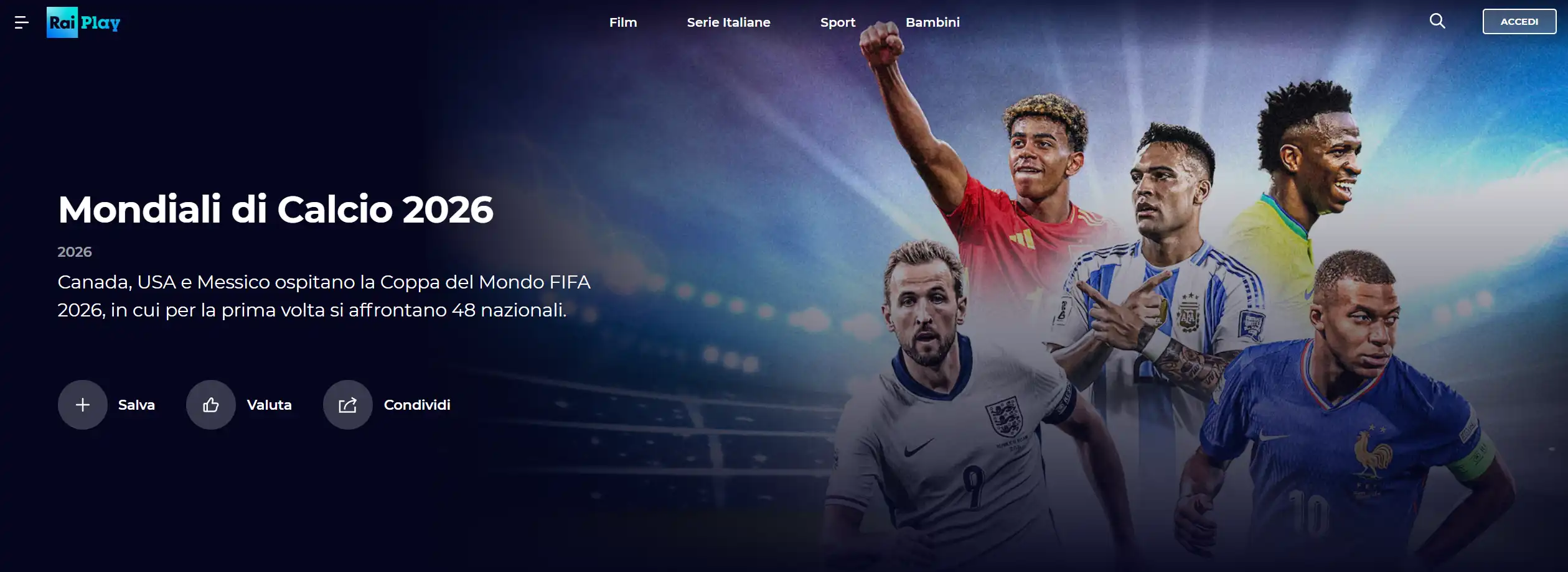 mondiali 2026 gratis dazn