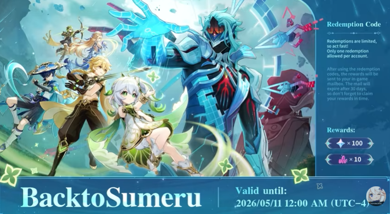 Genshin Impact 6.6 Livestream Code 1