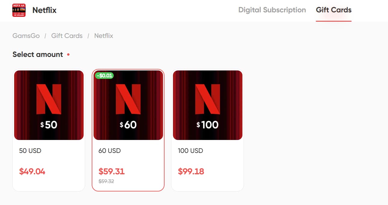 netflix coupon code