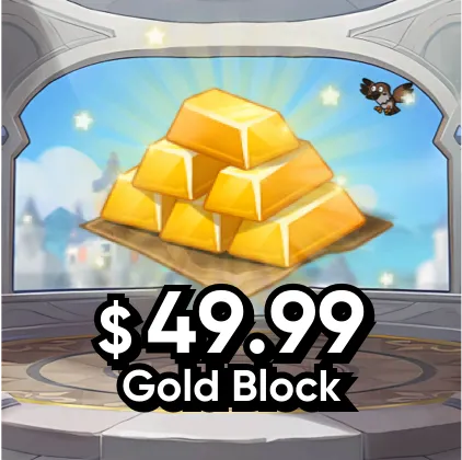 USD 49.99 골드 블록