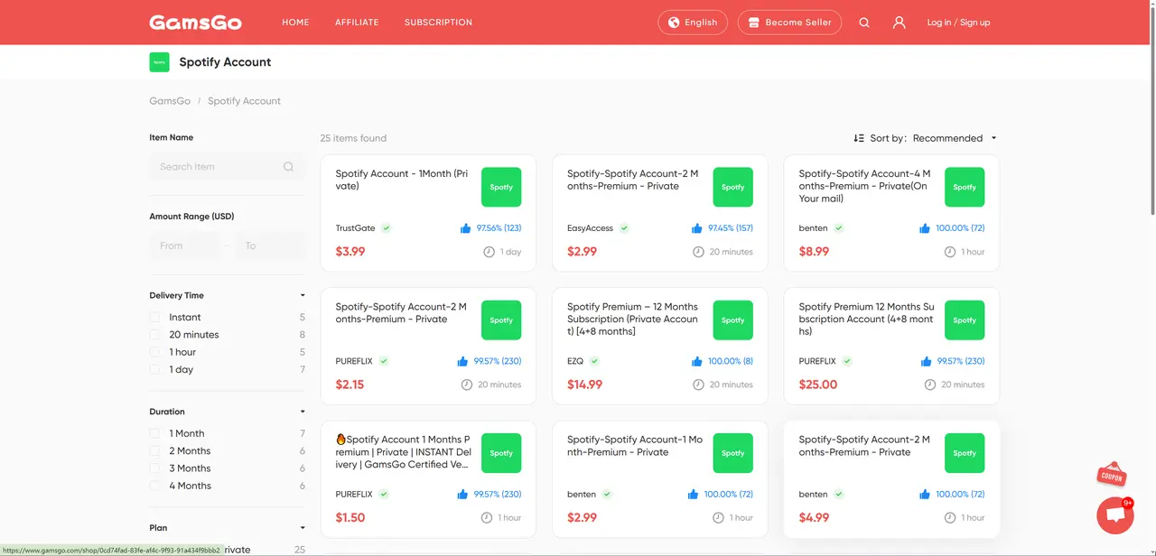 cheap spotify subscription