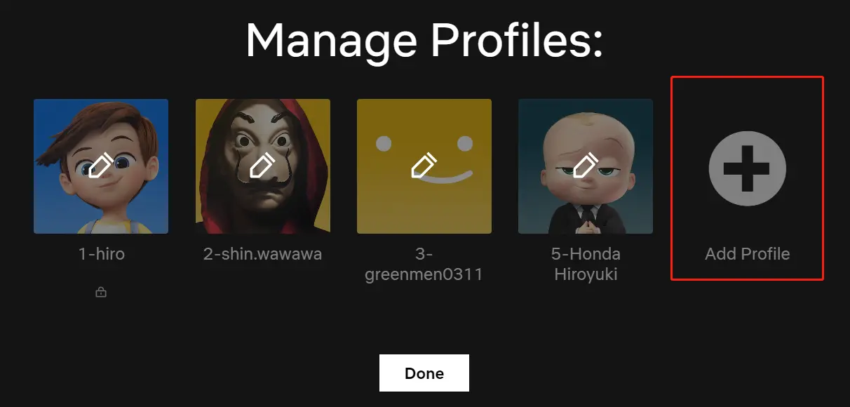 Créer votre propre groupe de partage