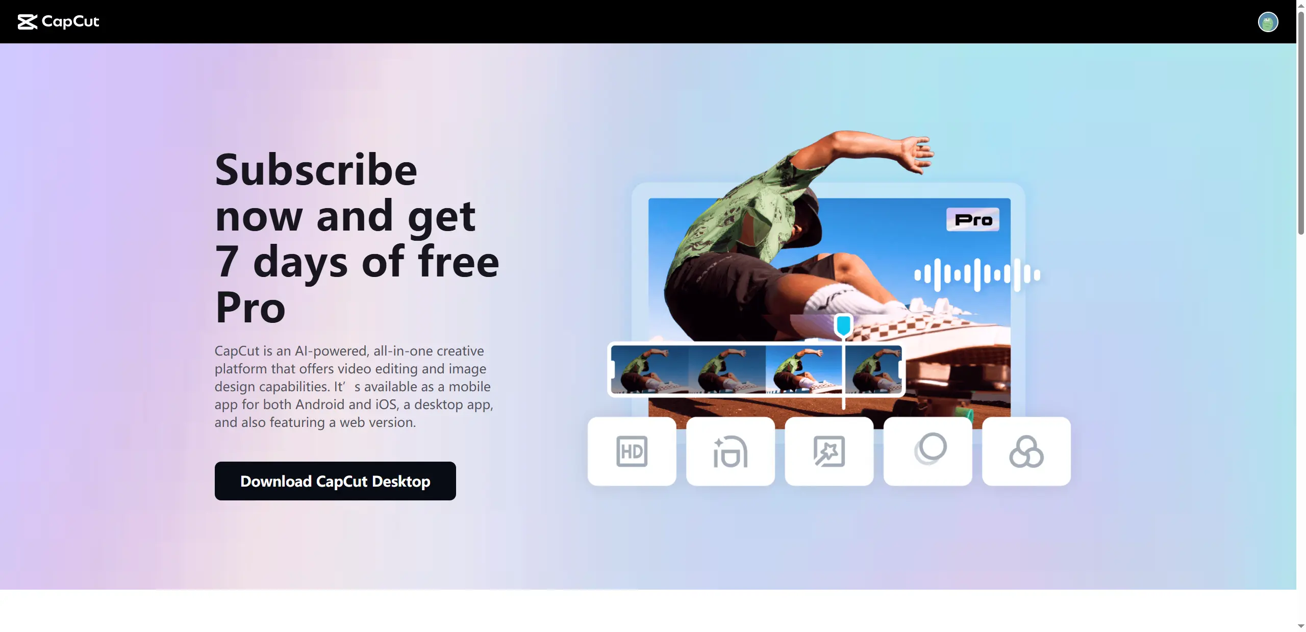 capcut pro free trial