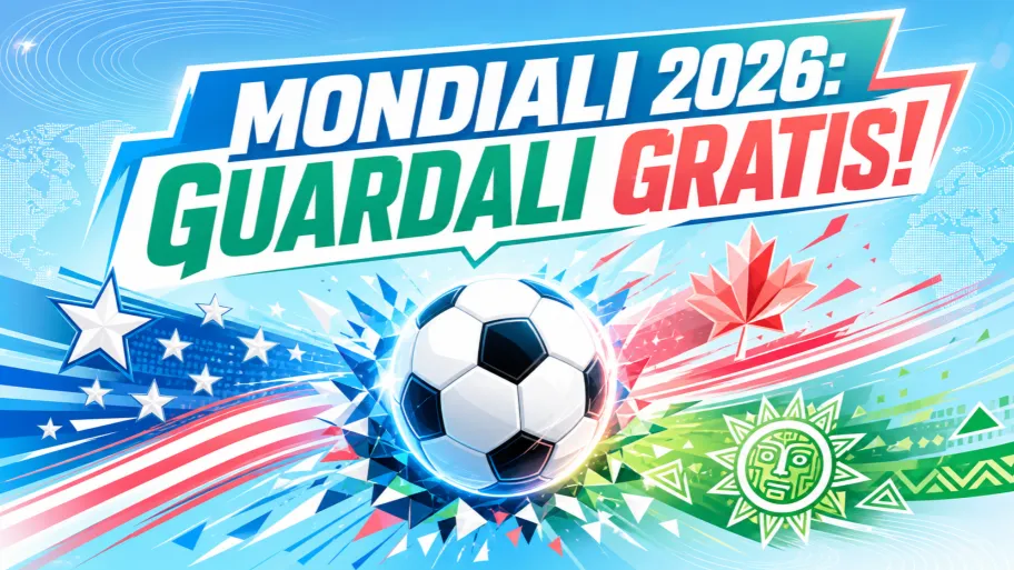 Dove vedere i Mondiali Calcio 2026
