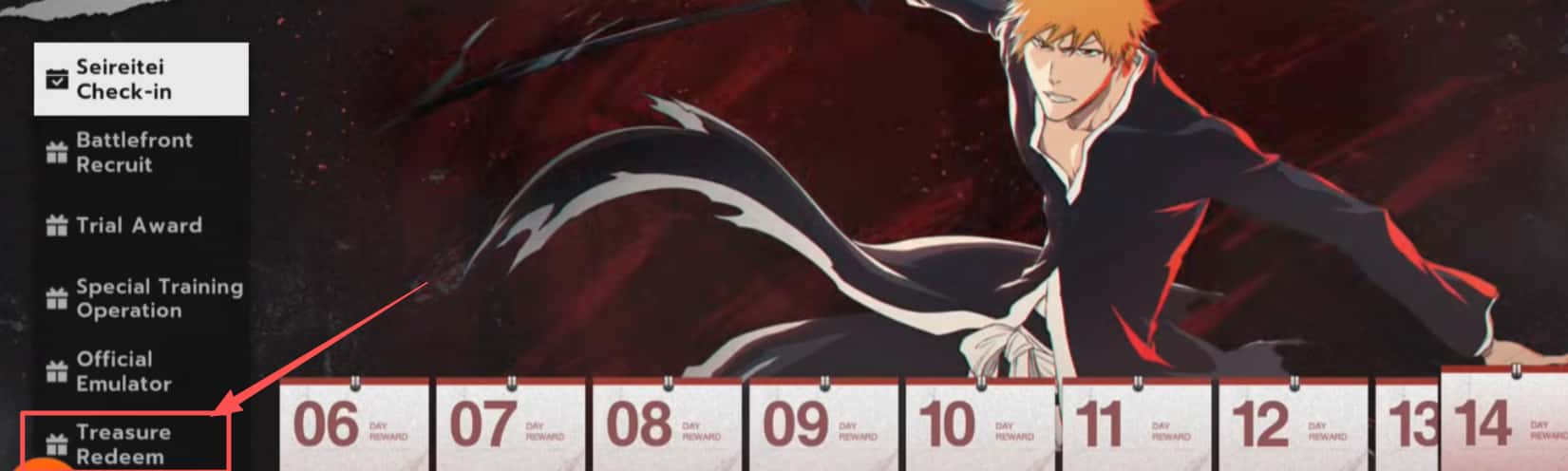 Redeem BLEACH: Soul Resonance step 2