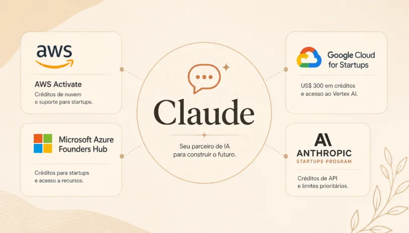 Créditos para startups usarem Claude