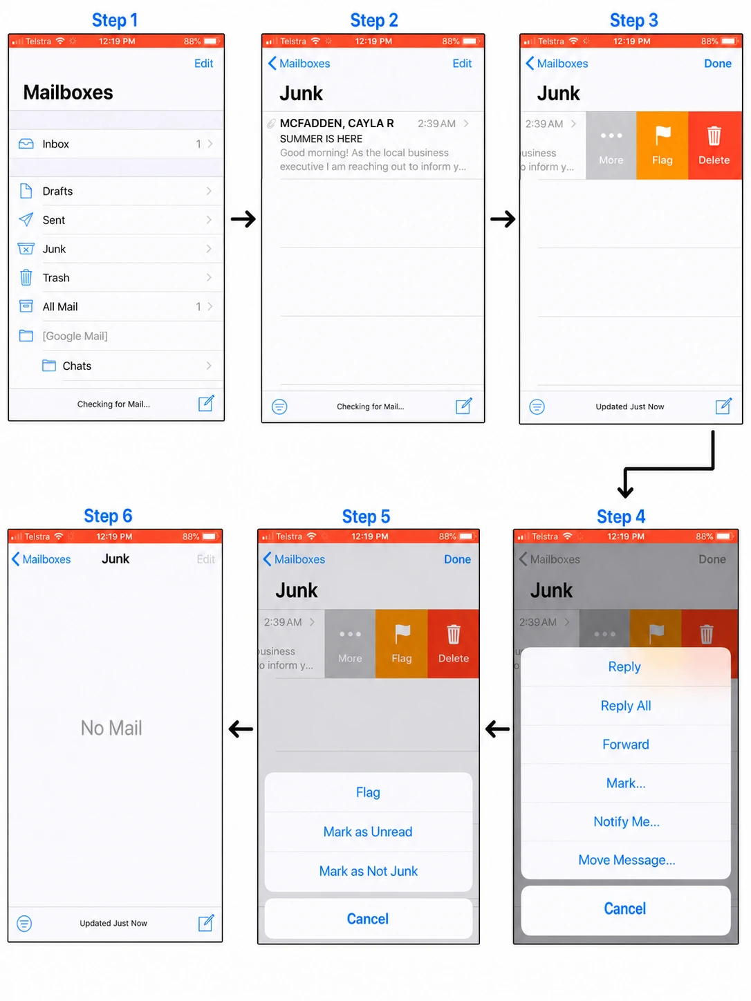 how to whitelist an email in apple mail