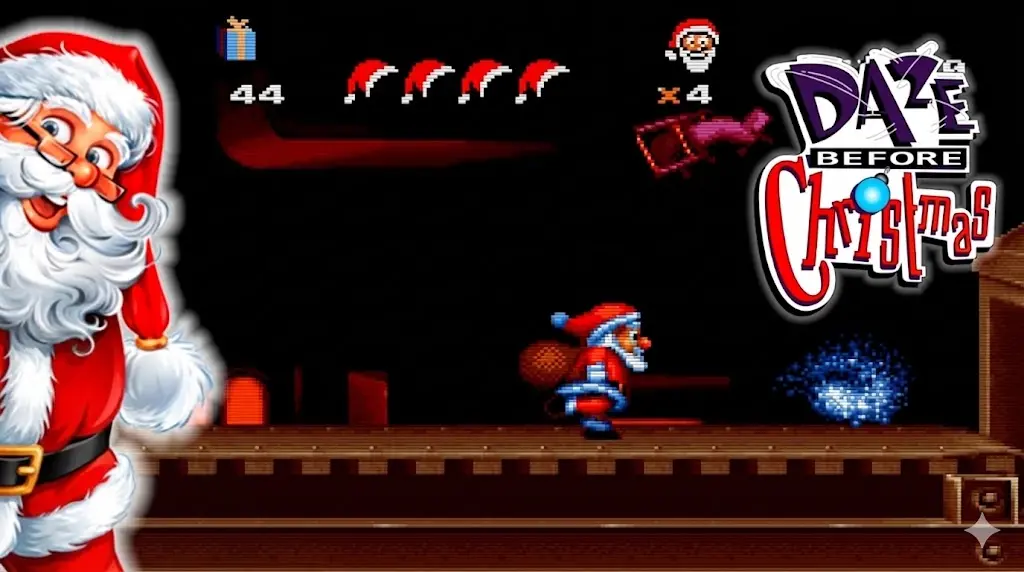 Santa Claus gameplay in Daze Before Christmas