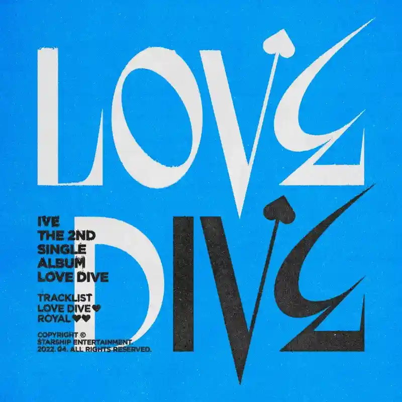 아이브 LOVE DIVE 앨범 커버