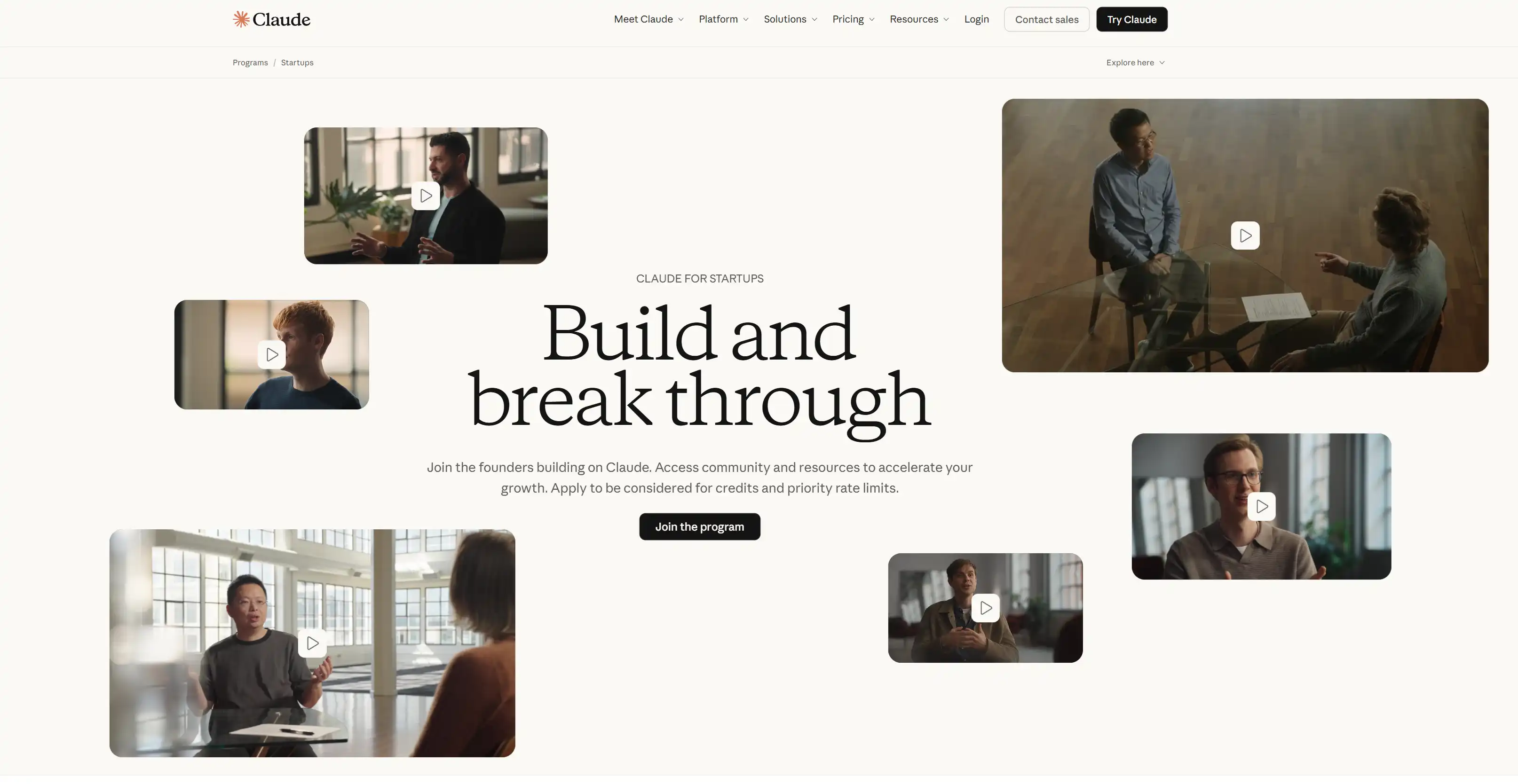 Apply for free Claude API credits through the Anthropic Startup Program