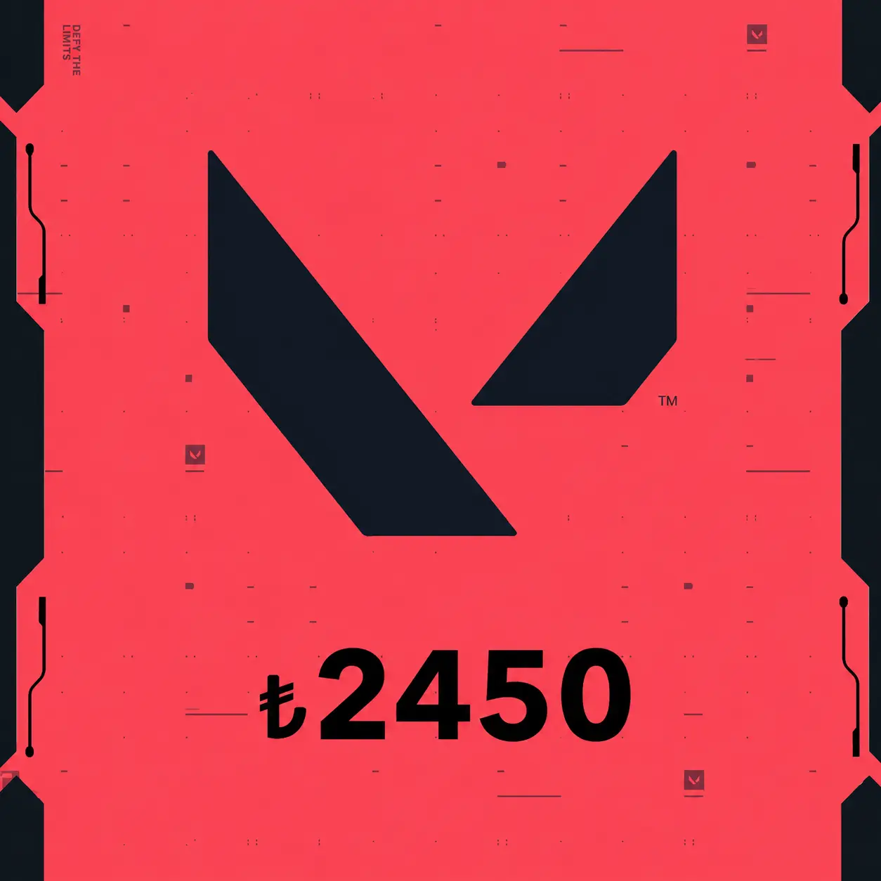 Valorant 2450 TRY - 8900 VP Gift Card