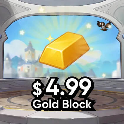 USD 4.99 골드 블록