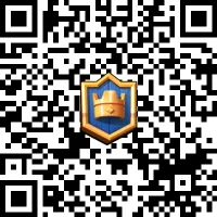 Código QR do Clash Royale