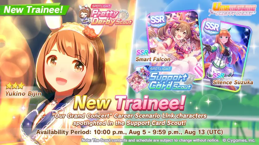 Yukino Bijin with Silence Suzuka Speed SSR and Smart Falcon Power SSR