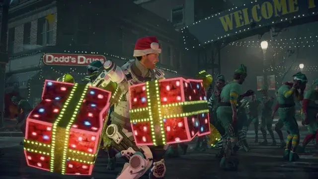 Dead Rising 4 Christmas mall zombie gameplay