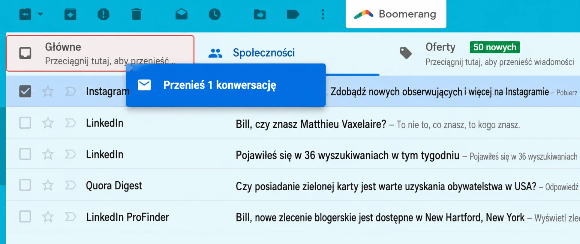 jak dodać adres e-mail do białej listy Gmaila