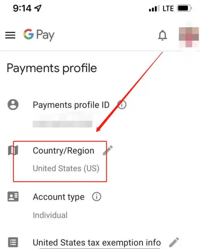 controllare paese regione Google Pay per attivazione YouTube Premium