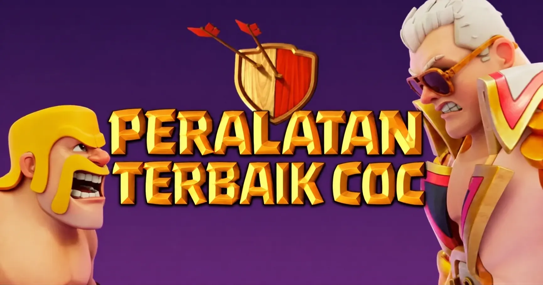 perlengkapan hero terbaik CoC