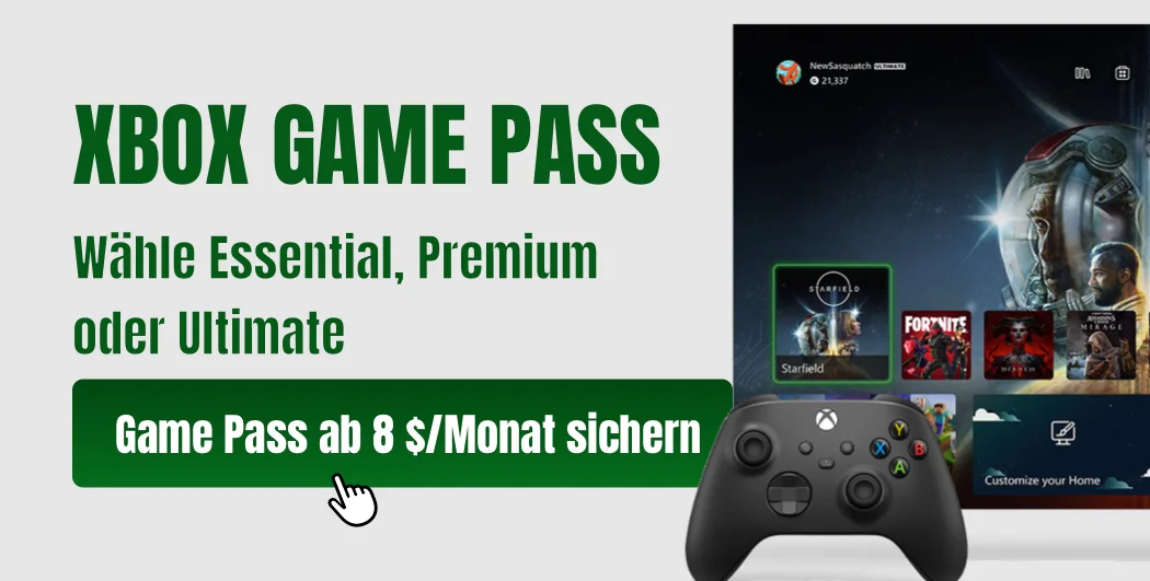 Xbox Game Pass günstig kaufen