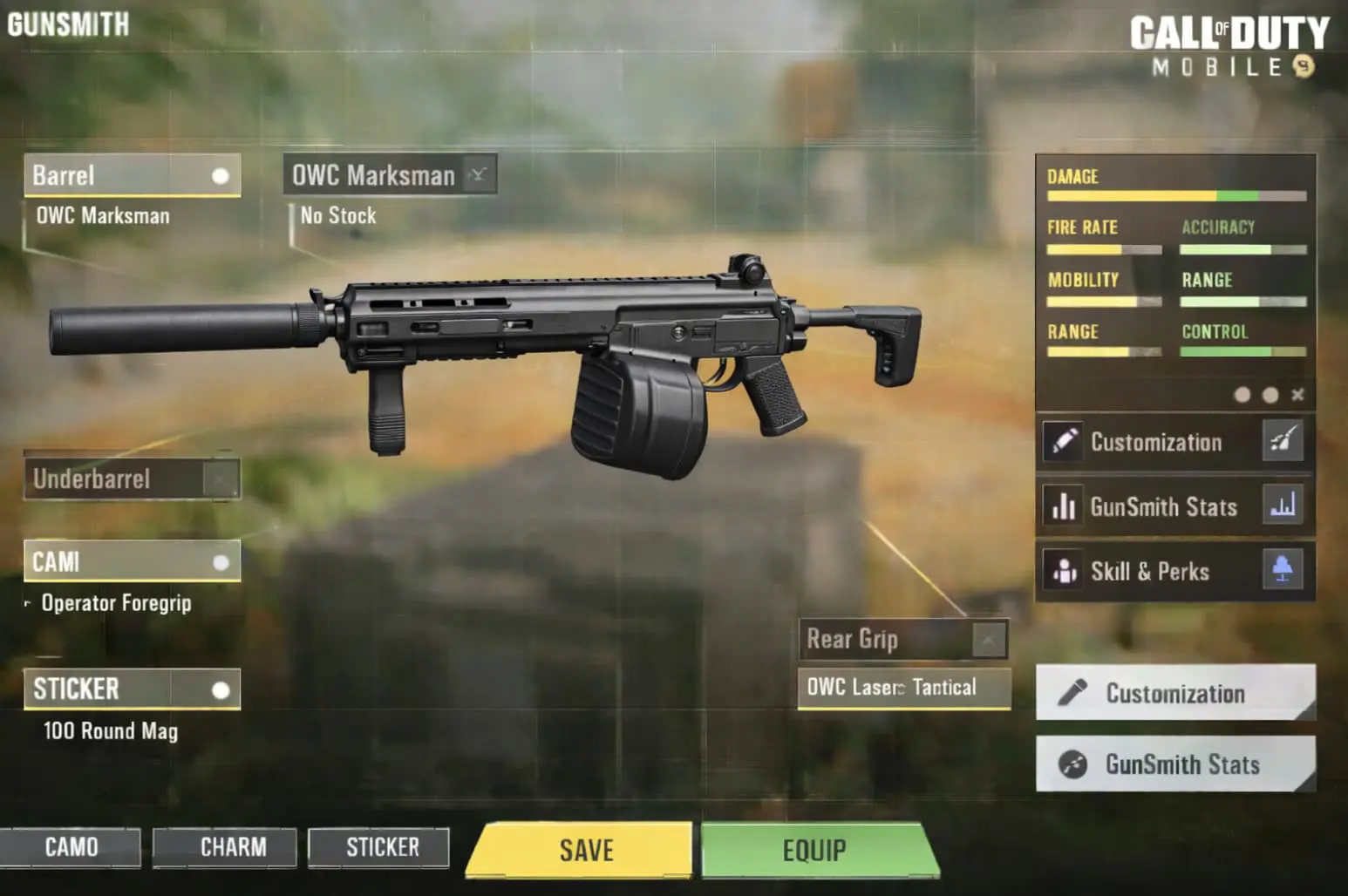 Meilleur équipement Holger 26 dans COD Mobile