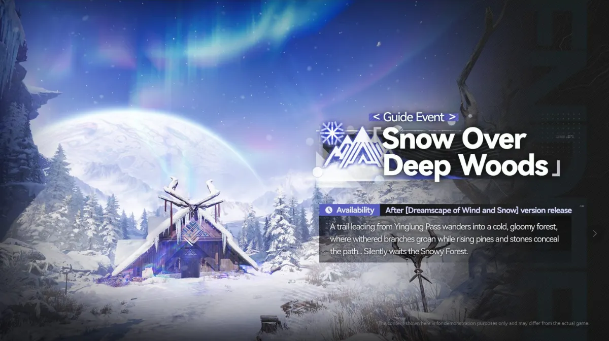 Snow Over Deep Woods event