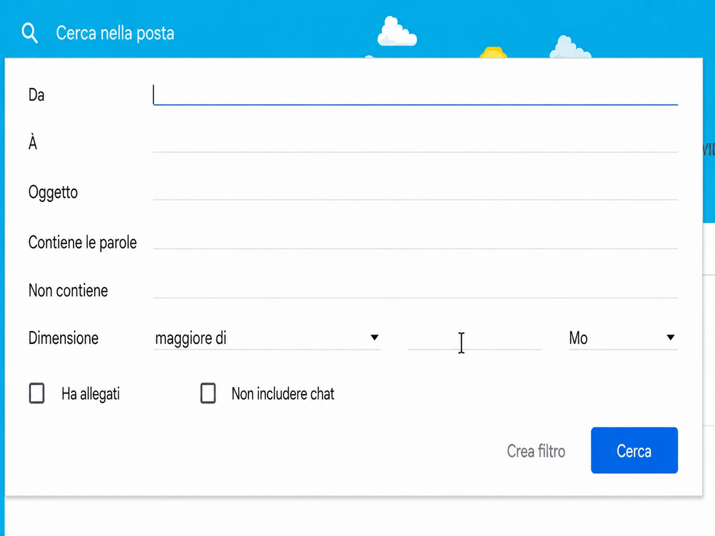 inserire le e-mail Gmail nella whitelist