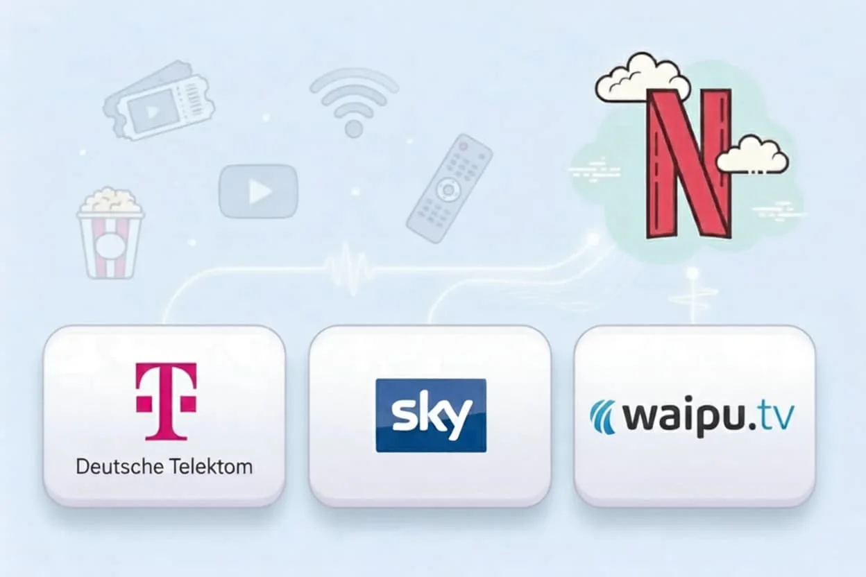 Netflix-Angebote von Providern