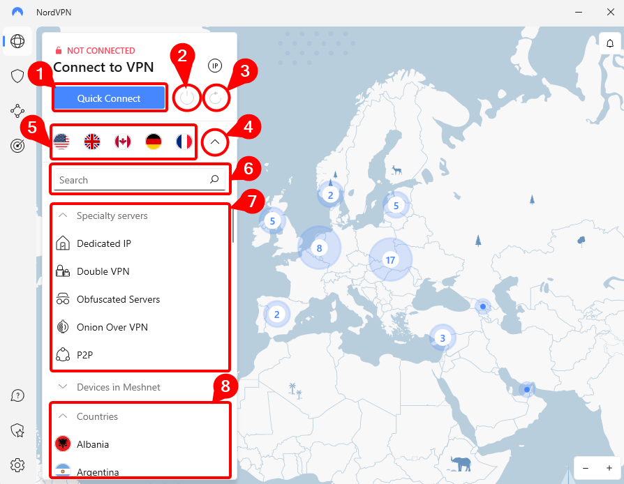 NordVPN -pc-application