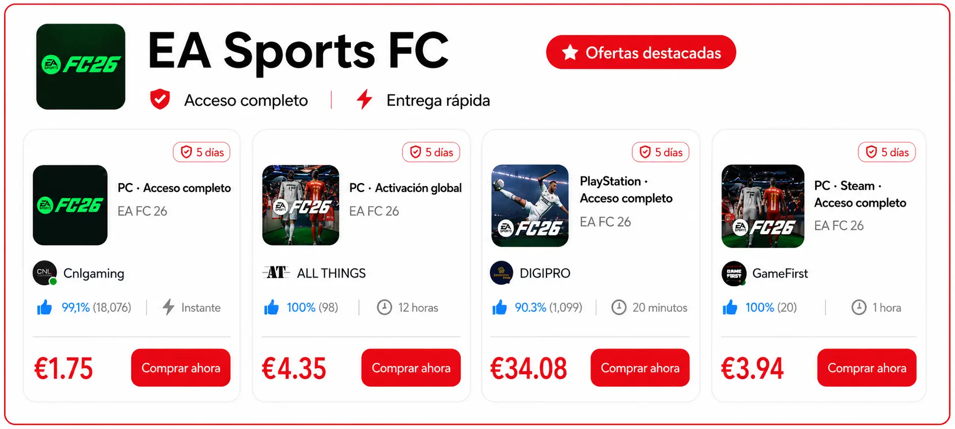 fc mobile codes