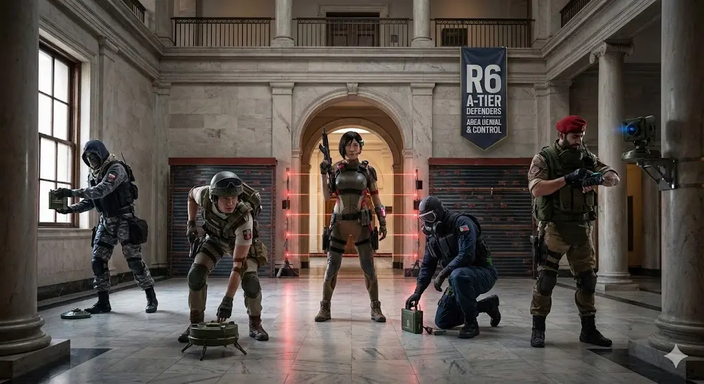 Control and Info-Denial Roles Among R6 A-Tier Defenders