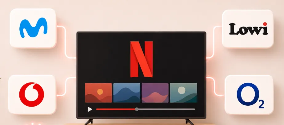 Netflix más barato con tarifas de operadoras