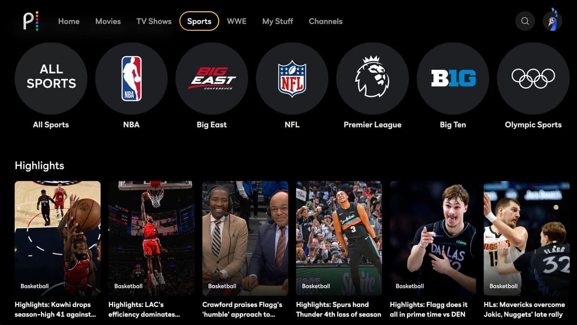 peacock subscription