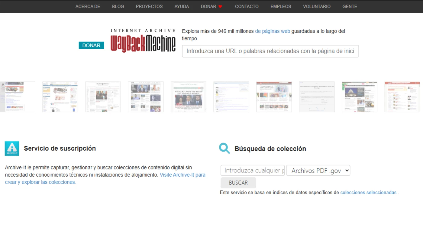 usar wayback machine para encontrar vídeos eliminados de youtube