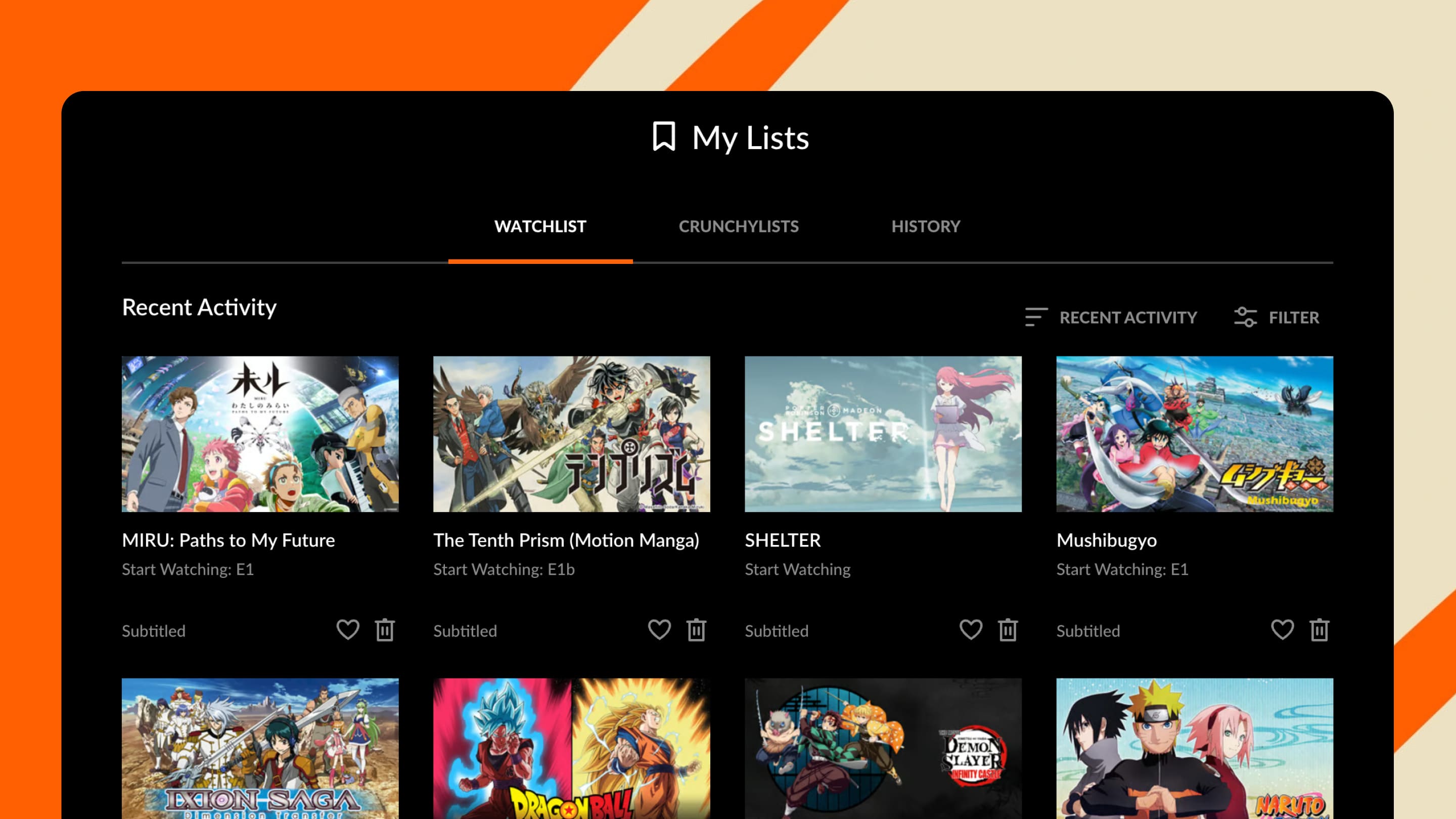 crunchyroll accounts