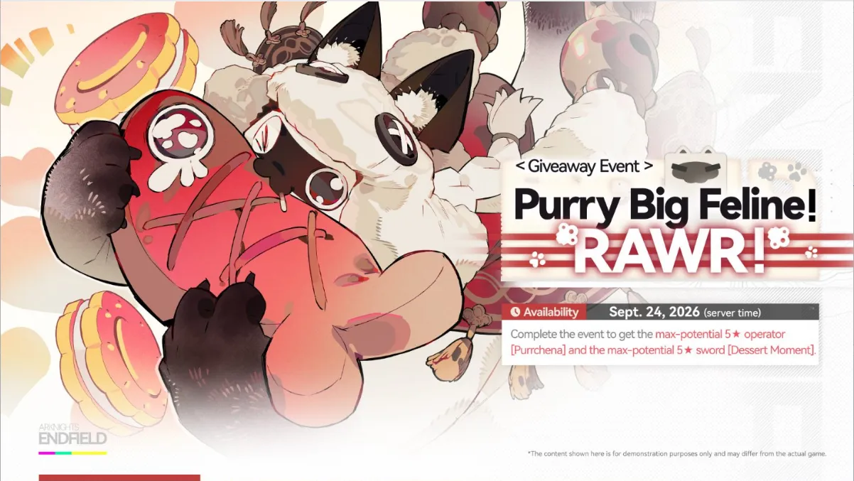Purry Big Feline RAWR event
