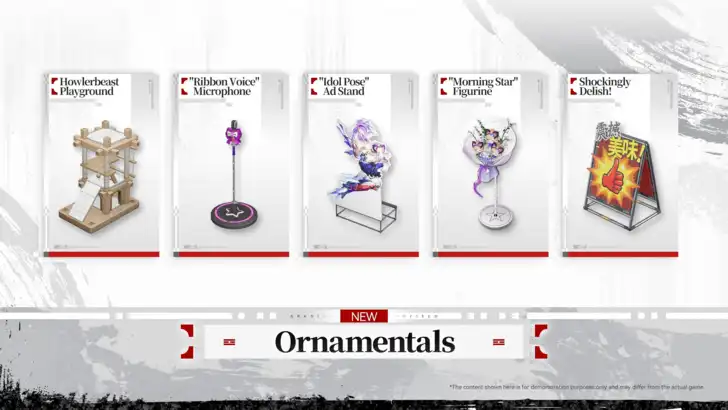 Arknights Endfield 1.4 five new ornamentals