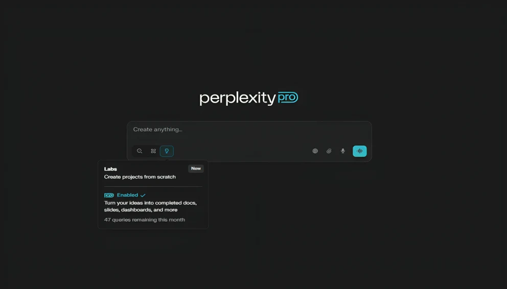 perplexity labs is included in the perplexity pro plan