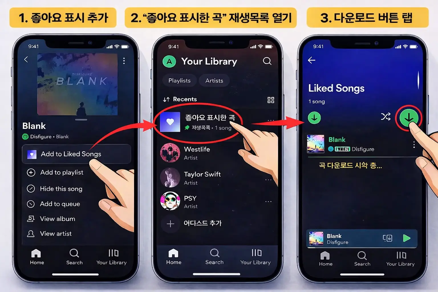 Spotify에서 음악을 다운로드하는 방법
