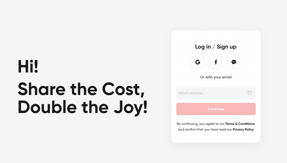 GamsGo website login and sign-up page